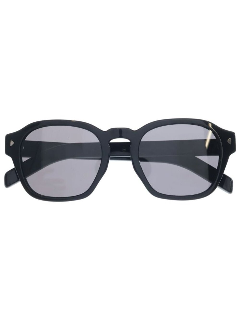 Prada Wellington Sunglasses Temple Logo Eyewear Black
